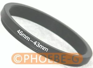 46mm-43mm 46-43 Step Down Filter Ring Stepping Adapter - Picture 1 of 1