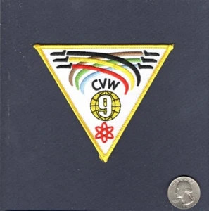 Original CVW-9 CARRIER AIR WING NINE US Navy Ship Squadron Patch - Picture 1 of 1