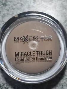 2 x BLUSHING BEIGE MAX FACTOR MIRACLE TOUCH FOUNDATION - No 55 - Picture 1 of 3