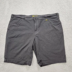 DeWalt Shorts Mens 44 Gray Tucson Pro Stretch Work Cotton Blend Chino Flat Front - Picture 1 of 12