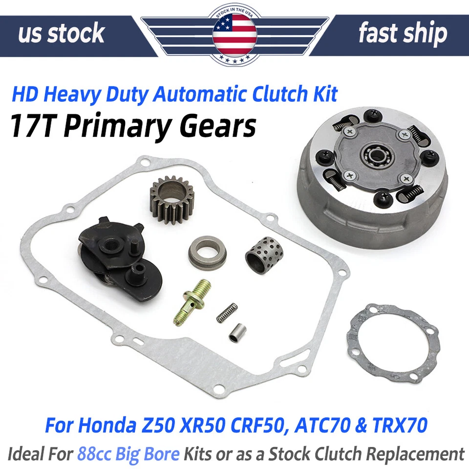 Heavy Duty Auto Clutch Kit For HONDA  Z50 CT70 ATC70 CRF50 XR50 1988-2020 - Image 1 of 4