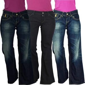 Damen Replay Jeanshose Denim Gerades Bein Bootcut verschiedene Hosenschnitte - Bild 1 von 132