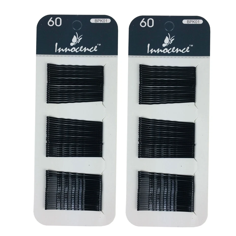 120 PCS Bobby Pins Black w/Ball Tips Fashion Hair Styling New Bob pin Innocence - Image 1 of 1