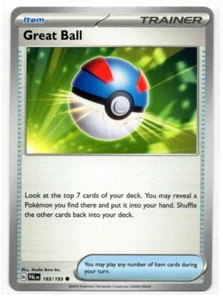 Pokemon Paldea Evolved 183/193 Great Ball - Picture 1 of 1
