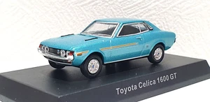 1/64 Kyosho TOYOTA CELICA 1600GT TA22 BLUE Limited Edition diecast car model - Picture 1 of 5