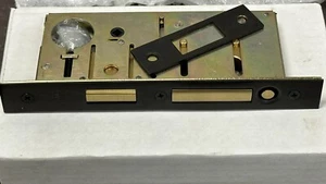 Cerradura precisa y herrajes bolsillo puerta corredera herrajes latón cerradura de privacidad 8" x 1" - Imagen 1 de 2