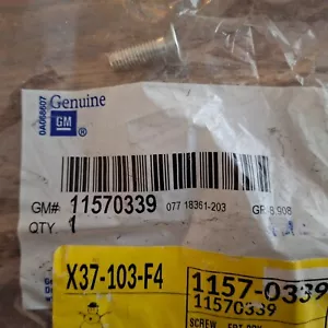 GM OEM 99-24 Acadia Front Suspension Brake Components-Rotor Bolt 11570339 - Picture 1 of 2
