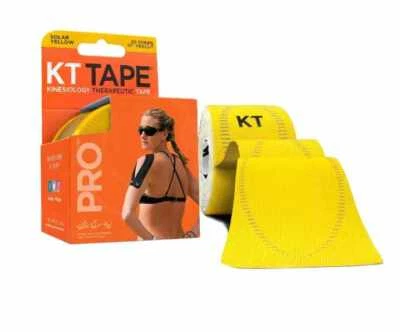 KT Tape PRO 20 Strip 10" Precut- Solar Yellow - Image 1 of 2