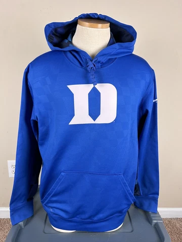 Nike Therma Fit Duke Blue Devils Lacrosse Hoodie Sweatshirt Men’s Size L Cover