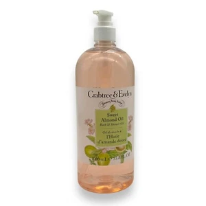 CRABTREE & EVELYN Sweet Almond Oil Bath and Shower Gel 33.8 FL OZ HUGE XL NEW - Picture 1 of 3
