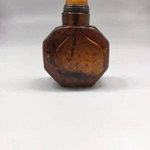 China antique glass sprinkled with gold snuff bottle - Picture 1 of 7