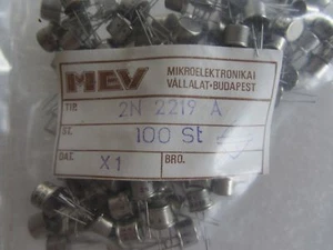 9 piezas Motorola MEV licencia 2N2219A - Hungría vintage nuevo de lote antiguo - Imagen 1 de 3