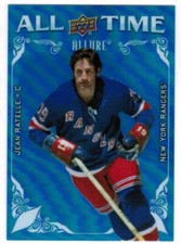 22/23 2022 UPPER DECK ALLURE JEAN RATELLE AT-4 ALL-TIME INSERT NEW YORK RANGERS