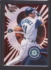 1999 PACIFIC REVOLUTION RED PARALLEL BLANK PROOF #132 EDGAR MARTINEZ /299 1/1