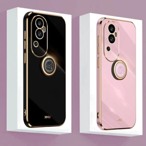 Funda protectora con soporte de anillo a prueba de golpes TPU enchapada para Oppo Reno10 5G 13 12 11F 8 Pro+ - Imagen 1 de 21