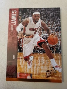 LABRON JAMES PANINI THREADS COLLECTORS CARD - Picture 1 of 4