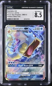 Gyarados Gx #SM212 2019 Pokemon Black Star Promo Hidden Fates CGC 8.5 - Picture 1 of 2