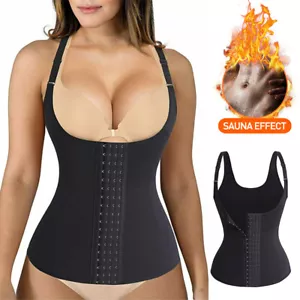 Corset Waist Trainer Training Shaper Body Shapewear Underbust Cincher Vest Belt - Picture 1 of 18