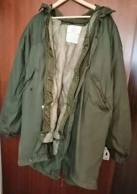 Parka Fishtail U.S. Army Original Parka  mit Kapuze   Brit Pop Mod Quadrophenia - Bild 1 von 4