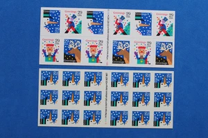 USPS SELF ADHESIVE STAMPS HOLIDAY GREETINGS 12 STAMPS 29¢ AND 18 STAMPS 29¢ - Picture 1 of 6