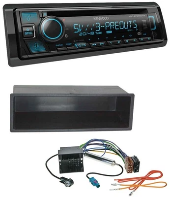 Kenwood Bluetooth USB CD MP3 DAB Autoradio für VW Polo, Lupo, Fox, Passat, T5 - Bild 1 von 4