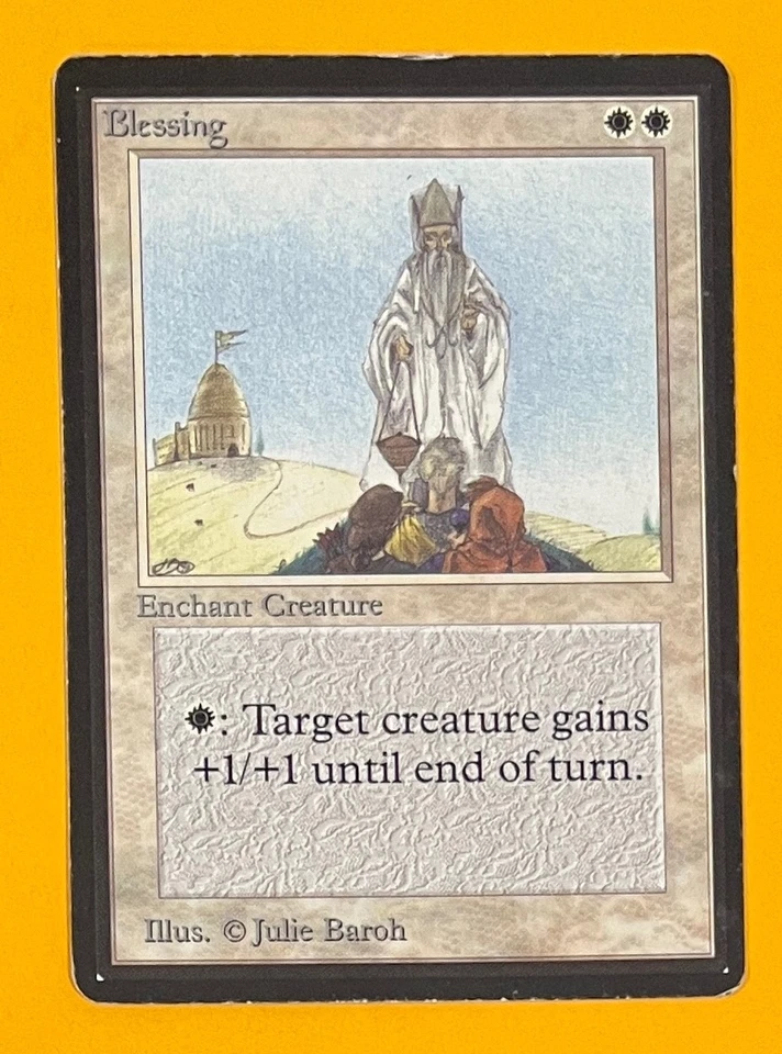 MTG BLESSING Beta (OldManMTG 012-526) - Image 1 of 3