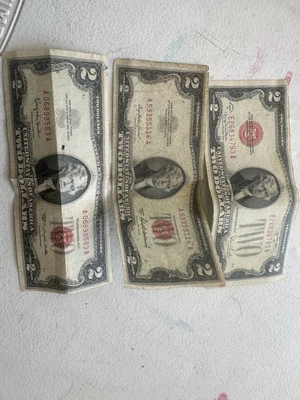 $2.00 Bills Different Year And Series  - Image 1 of 4