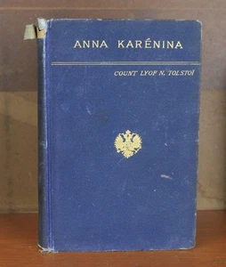 Leo Tolstoy ANNA KARENINA 1886 1st ED classic RARE war and peace author - Imagen 1 de 6
