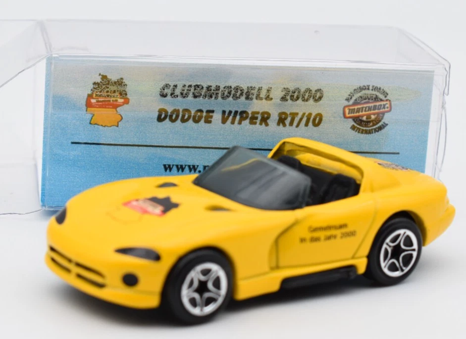 Matchbox Superfast Dodge Viper RT/10 MCCD & MBX Forum 2000 - Giallo Promo - Immagine 1 di 2