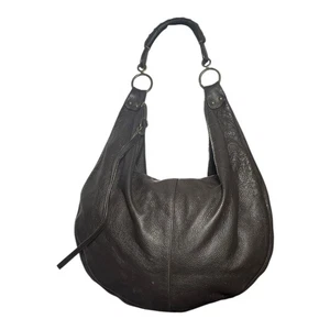 GAP Brown Pebbled Leather Large Shoulder\Handbag Boho - Bild 1 von 14