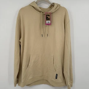 Bearbottom Hoodie Mens XL Khaki Loft Pullover Hooded Sweatshirt Kangaroo Pocket - Picture 1 of 9