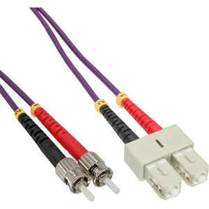 InLine LWL Duplex Kabel, SC/ST, 50/125µm, OM4, 15m - Bild 1 von 1