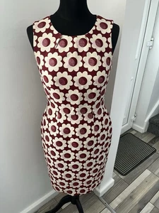 Boden zartes geblümtes tailliertes Damenkleid Größe 8 R neu mit Etikett - Bild 1 von 5