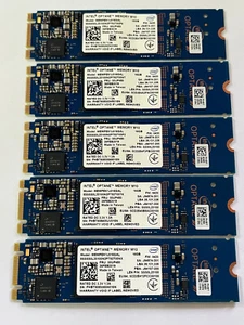 5 pcs Intel Optane Memory M10 SSD M.2 2280 MEMPEK1J016GAL 16GB PCIe 3.0x2 Xpoint - Picture 1 of 6