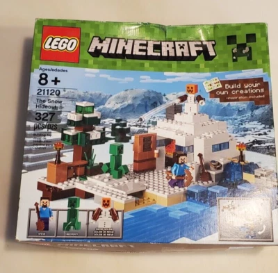 LEGO Minecraft The Snow Hideout 21120 Retired NISB but some damage - Image 1 of 4