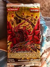 Yugioh "Crossroads of Chaos" 9-Card Sealed Booster Pack X1