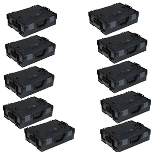 10 Stück Sortimo Systemkoffer L-Boxx 136 schwarz/IndustrialLine passend zu Bosch - Bild 1 von 3