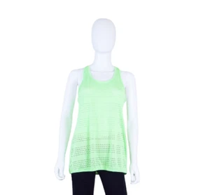 WOMEN'S TEK GEAR LIME ACTIVE WEAR ATHLETIC RACER BACK TANK w/ DRY TEK - L - Picture 1 of 1