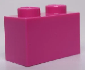 Lego 16x rosa scuro 1 x 2 mattoncini - Foto 1 di 1