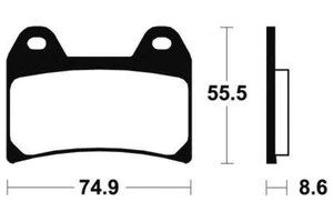 For Ducati 900 Monster I.E - Kit Front Brake Pads - MF206 - 382061 - Picture 1 of 1