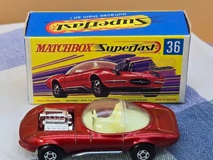 Matchbox Superfast No 36 Draguar In Original Box - Near Mint Vintage 1970s - Picture 1 of 8