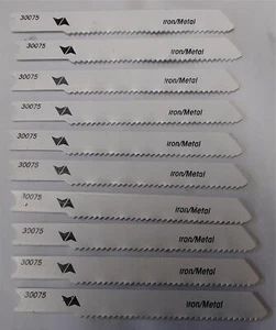 Vermont American 30075 2-3/4" x 17T Bi-Metal Iron / Metal Jigsaw Blades 10pcs - Picture 1 of 1