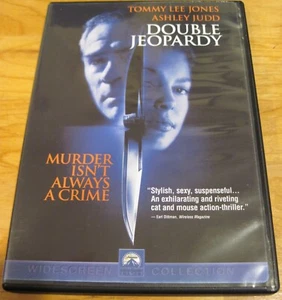 DVD Movie: Double Jeopardy Tommy Lee Jones Ashley Judd Adventure R - Imagen 1 de 2