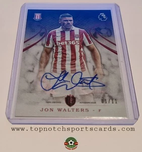 2016 Topps Premier Gold Standard Red Parallel Auto Soccer Jon Walters 01/11 - Picture 1 of 2