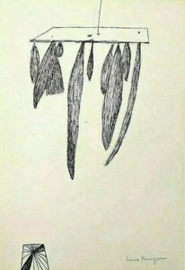 LOUISE BÜRGER - Garben (1985) - LITHOGRAPHIE SELTEN - Bild 1 von 12