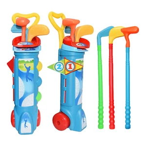 Golf Pro Set Toy for Kids Toddlers Golf Clubs Flags Practice Balls Garden Sports - Picture 1 of 10