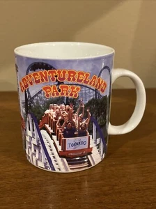 RARE, EXCLUSIVE!!! Adventureland Park Iowa Ride Collage Small Coffee Mug - MINT! - Picture 1 of 7
