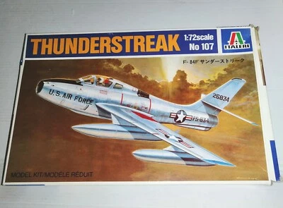 ITALERI 1/72 KIT MONTAGGIO THUNDERSTREAK NO107 - Immagine 1 di 3