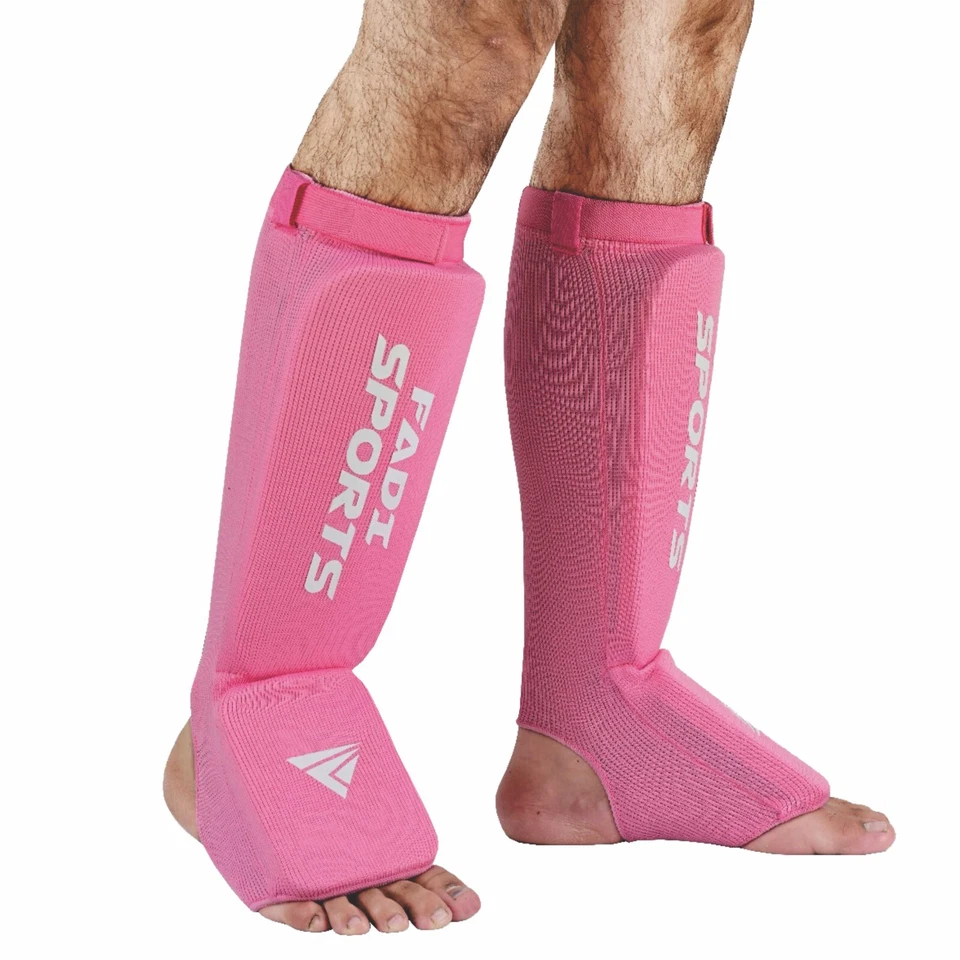 Fadi Muay Thai MMA Espinilla Instep Protectores Kickboxing Almohadillas para Piernas Adulto Unisex Sparring Foto 1 de 4