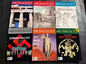 Archäologie Zeitschrift Lot 1992 6 Ausgaben ganzes Jahr Top Zustand. - Bild 1 von 8